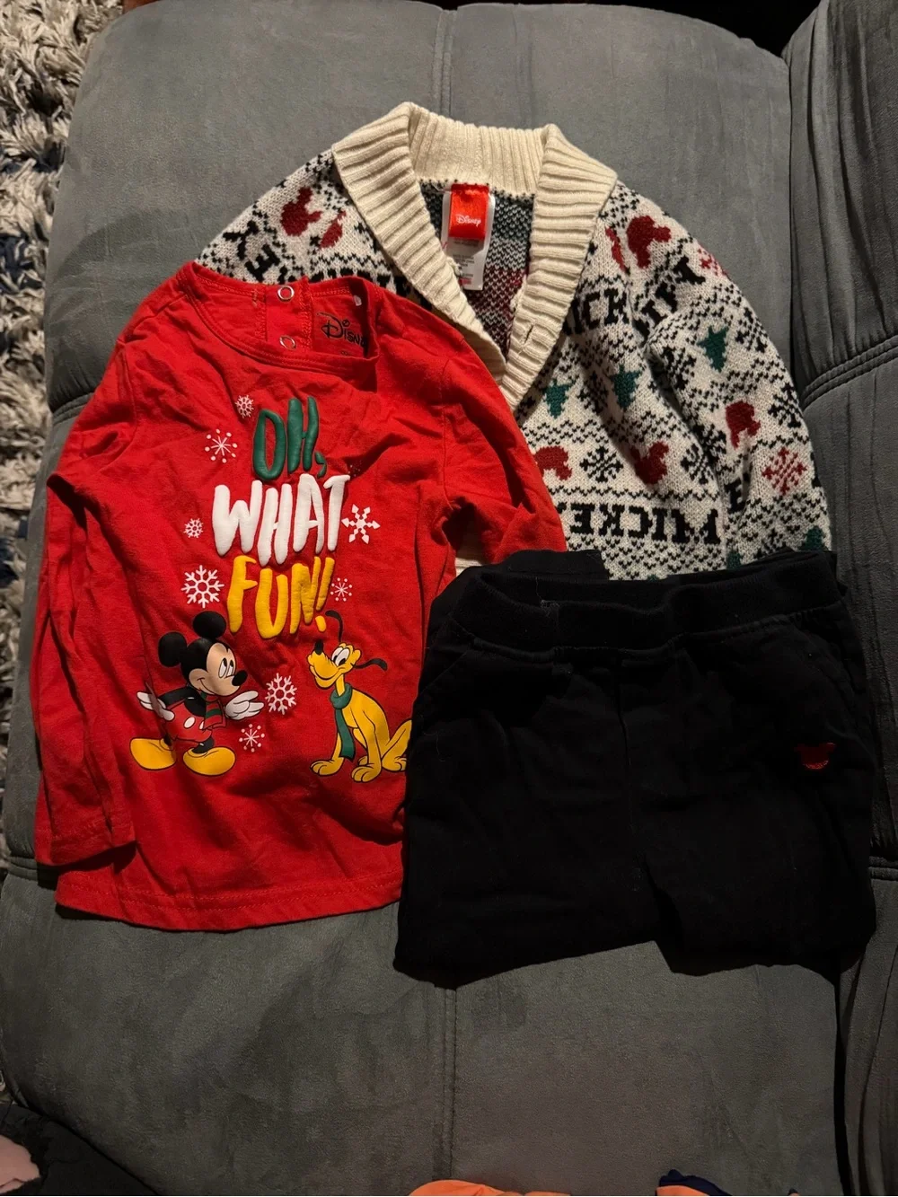 Mickey Mouse Holiday Outfit size 24 months